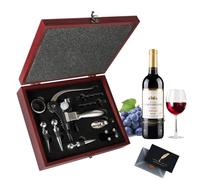 UCAMP Tire bouchons,Ouvre-bouteilles de Vin,Lapin Style 11 Pcs Ouvre-vin avec,pour Vin avec Coupe-Capsule, Anneaux Anti-Goutte,Bouchon et Verseur Vin,2 Vis sans fin,Pour les amateurs de vin rouge