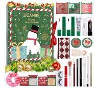 UCANBE Calendrier de l'Avent Maquillage 2025, 24 Jours Calendrier de l'Avent Beauté pour Femmes, Découvrez Chaque jour de Nouvelles Expériences Beauté