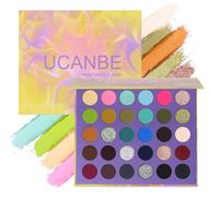 UCANBE Palette de Maquillage 30 Couleurs - Tons Macaron & Nudes Profonds - Fards à Paupières Mats, Irisés et Pailletés - Haute Pigmentation et Longue Tenue - Cadeau Femme