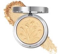 UCANBE Sparkle Bomb Enlumineur Cuit en Poudre, Palette de Maquillage Illuminatrice Visage et Corps, Texture Soyeuse et Éclat Intense, Fini Diamant Scintillant et Longue Durée (01 Doré Luxueux)