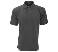 UCC 50/50 180gsm Unisex Pique Polo - Charcoal - 3XL