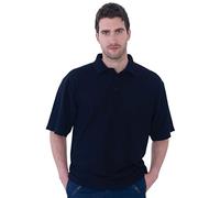 UCC 50/50 180gsm Unisex Pique Polo - Navy Blue - 5XL