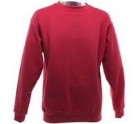 UCC - Sweatshirt uni épais - Adulte unisexe (4XL) (Rouge) - UTBC1193 Rouge