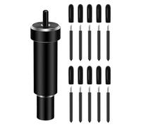 UCEC 11 Lames pour Cricut Maker - 10 Lames 60° + 1 Support, Coupe Profonde | Lames de Rechange 60° pour Cricut Maker, Acier Carbure, 10 Lames + 1 Support, pour Carton, Cuir, Tissu & Aimants