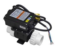 UCEDER Thermostat de spa avec écrou-raccord, cordier et joint torique, thermostat de température réglable pour petits jacuzzis et baignoires (H15-RS1 220 V 1,5 KW)