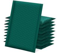 UCGOU Bubble Mailers 4x8 Inch Green 100 Pack Poly Padded Envelopes Small Business Mailing Packages Opaque Self Seal Boutique Shipping Bags Bubble Mailer