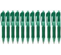 Uchida rb10 m Lot de 4 Marvy Mini Retractable Ball Point Pen 1.0 mm, Box Of 12, vert Ink
