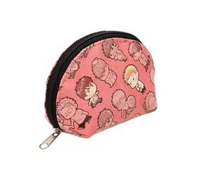 UCHIWA - Étui Porte-Monnaie Vignette Rose Megumi to Tsugumi - Dimensions 20 x 12 x 5 cm., Rosé, Décontracté