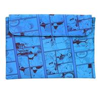 Uchiwa - Étui pour Livre à Manches - Porte-Manches Motif Vignette Bleue Megumi to Tsugumi - Compatible avec Les liseuses Kindle - Dimensions 24 x 22 x 3 cm