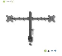 Techly ICA-LCD 382-D Support de double moniteur 13-27” LCD 10kg de bureau rotatif