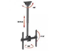 Uchwyt sufitowy Techly 32"-55", 50kg regulowany Techly