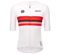 Santini Uci World Champion Japan 2025 Short Sleeve Jersey Blanc 2XL Print