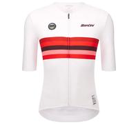 Santini Uci World Champion Japan 2025 Short Sleeve Jersey Blanc M Print