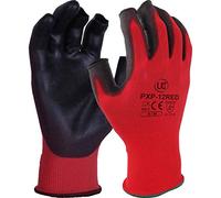 UCI Pcn-12 Rouge Code couleur partiellement Mitaines Gants de travail de sécurité de Site