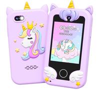 UCIDCI Jouets intelligents pour Enfants de 3 à 7 Ans avec Double caméra - Jouets de téléphone pour Tout-Petits avec Jeux d'apprentissage - Jouets de Voyage avec Lecteur d