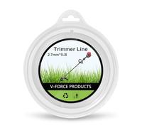 UCINNOVATE Fil de débroussailleuse carré 105, 60 m, coupe universelle, bord tranchant .105 pour désherbage efficace (blanc)