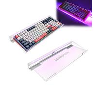 UCINNOVATE Support de clavier d'ordinateur en acrylique RVB rétroéclairé à LED, interface USB pour une saisie ergonomique facile et le bureau, à la maison, à l'école