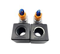 UCJTPCVI Bobine d'électrovanne de Commande hydraulique, Trou intérieur de 22 mm de Long, 45 mm de diamètre, 110 V/220 V CA(MFJ12-27YC AC220V)