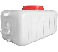 UCKYSU Réservoir d'eau Grande Capacité Usage Extérieur Réservoir Récupération Eaux Pluie Seau Horizontal Plastique Qualité Alimentaire(200L)