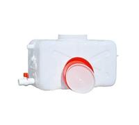 UCKYSU Réservoir d'eau Portable D'extérieur Récipient Stockage d'eau Rectangulaire Plastique Blanc 100 L Stockage d'eau Plastique Qualité Alimentaire(25L)