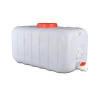 UCKYSU Réservoir d'eau Portable Grand Récipient Stockage d'eau Plastique avec Robinet Idéal Voyages Camping Car Urgences Extérieur(80L)