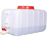 UCKYSU Réservoir d'eau Portable Plastique Qualité Alimentaire Voiture avec Poignée Voyages Urgences Camping(25L)