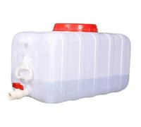 UCKYSU Réservoir d'eau Portable Randonnée Pique Nique Voyage Barbecue for L'extérieur Seau Ménager(White,25L)