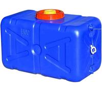 UCKYSU Réservoir Stockage d'eau Rectangulaire Plastique Récipient Stockage Purifiée Qualité Alimentaire Adapté Utilisation Extérieur(Blue,150L)
