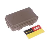 Uclac Boîtes étanches et résistantes aux chocs et à la pression pour ranger des allumettes, des petits outils, des conteneurs scellés de voyage, Couleur boue., A