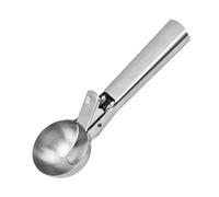 Uclac Cuillère à crème glacée multifonctionnelle en acier inoxydable à double usage, cuillère à fruits, cuillère à pastèque, cuillère à boule, outils de crème glacée domestique