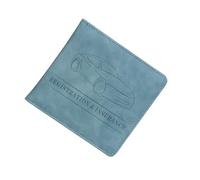 Uclac Étui portefeuille en cuir synthétique pour permis de conduire, documents automobiles, permis de conduire, carte de crédit