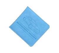 Uclac Étui portefeuille en cuir synthétique pour permis de conduire, documents automobiles, permis de conduire, carte de crédit