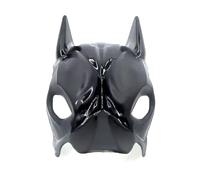 Uclac Masque de chauve-souris Avenger, masque chauve-souris noir mat, jouets de super-héros pour animaux domestiques, masque de Batman, jouet de fête effrayant pour chiens