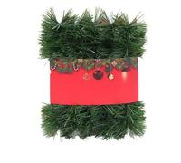 UCLEVER Guirlande de Noël Verte - Guirlande de décoration Artificielle Ø 9cm - Guirlande de Sapin comme Couronne de Noël (3m)