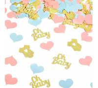 UCLEVER Lot de 100 confettis pour fête et prénatal - Décoration de fête prénatale