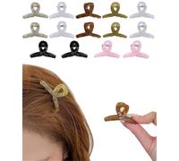 UCLEVER Lot de 14 petites pinces à cheveux durables, antidérapantes, 7 Couleur, accessoires de cheveux, cheveux fins et bouclés pour filles
