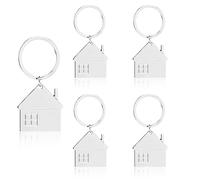 UCLEVER Lot de 5 Porte-Clés Pour La Maison, Pendaison De Crémaillère Porte-Clés Pour Couples Personnalisée Pour Nouvelle Maison