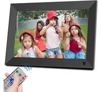 UCMDA Cadre Photo Numérique 10,1 Pouces - Cadre Digital Cadre Photo Électronique avec Télécommande 1280x800 HD IPS Écran Tactile USB Carte SD Rotation Automatique/Photo/Musique/Lecteur Vidéo/sans WiFi
