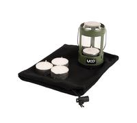 UCO Kit Mini Lanterne à Bougie Unisexe 2.0, revêtement Poudre Verte, Taille Unique