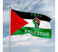 UCONN Grand Châle De Drapeau Palestinien Gratuit 90x150cm Bannière Durable La Vie Palestinienne Compte Drapeau De Jardin Bannière De Cour