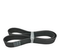 UCROSSMK Courroie de synchronisation HTD 5M, 1040/1050/1125, Longueur 10/15/20/25/30mm, Largeur 5mm, Pas, poulie en Caoutchouc, Dents 208-225, 1 pièce(1100mm,20mm)