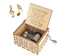 Ucuber vous etes mes cadeaux de bote de musique Sunshine pour femme du mari Wood Laser Grave vintage a main mignonne de mignonnes Botes Meilleu