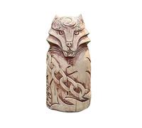 Ucuse 1 statue de la déesse viking Freya en résine sur le thème de la nature, figurine d'ange religieux monté au sol, sculpture d'autel nordique pour décoration d'intérieur, jardin, cour, extérieur