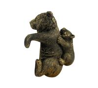 Ucuse Figurines d'ours mignons koala à suspendre, sculpture d'escalade en résine, statues d'extérieur pour la maison, le jardin, la clôture, le balcon, la terrasse, la pelouse, la cour
