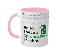 Ucuse Tasse à café humoristique Excel, tasse fantaisie pour comptable, banquier financier, collègues, comptabilité, patron, amis, analystes, feuilles de calcul amusantes