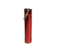 Ucygor Lot de 20 boîtes à cure-dents avec couvercle en aluminium - Noir, argent, rouge - Pour la cuisine (rouge)