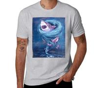 UCZTIKKZ Sharknado T-Shirt Men Grey XXL