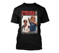 UCZTIKKZ Thelma and Louise 1991 T Shirt Men Black 3XL