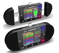 UD24 DC USB Testeur de type C voltmètre numérique ampèremètre banque d'alimentation détecteur de tension voltmètre pour HuaWei XiaoMi PD charge rapide