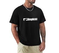 UDAROM Limp Bizkit Simple Logo Men's T Shirt Black Size XL